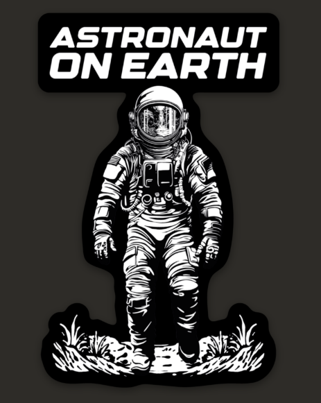 Black AOE Logo Sticker